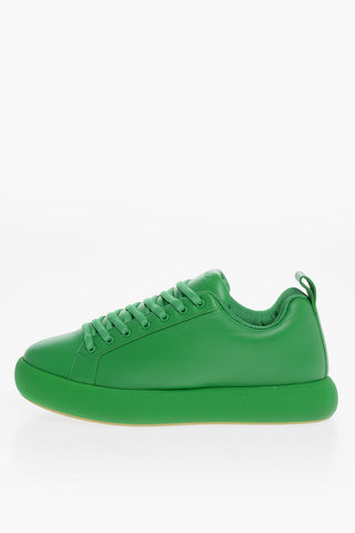 Padded Leather TENNIS Low-top Sneakers