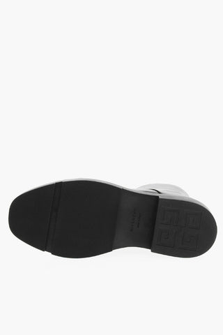 Stivaletti Chelsea in Pelle SQUARED con Zip Logata Frontale