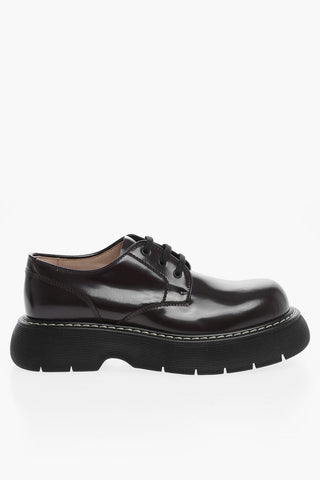 Platform Sole OXIDE Leather Derby Shoes
