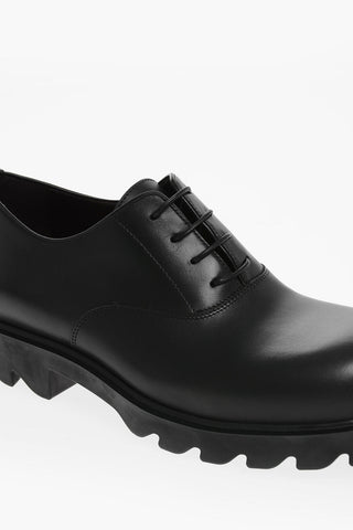 Leather SHIBUYA Derby Shoes with Rubber Sole