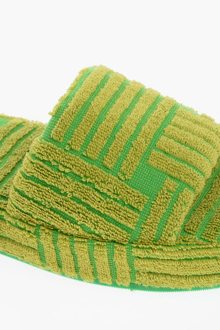 Sliders GEOMETRIC SPONGE in Spugna Jacquard
