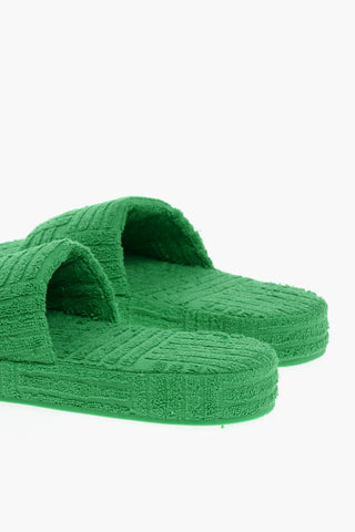 Sliders GEOMETRIC SPONGE in Spugna Jacquard