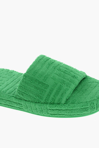 Sliders GEOMETRIC SPONGE in Spugna Jacquard