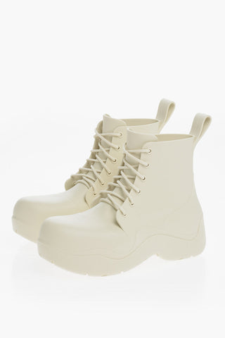 Rubber SEA SALT Lace-up Booties