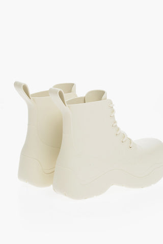 Rubber SEA SALT Lace-up Booties