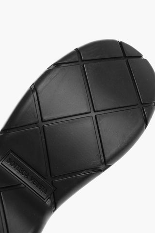 Rubber MATT Lace-up Booties