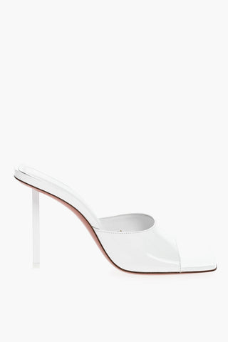 Patent Leather LAURA Open Toe Mules 11cm
