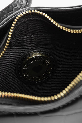 LOVE Hobo-Tasche aus Kunstleder mit Kroko-Effekt