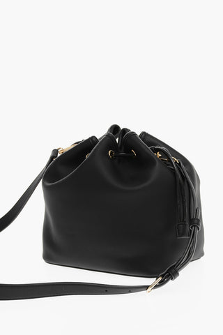 LOVE Eco Leather Bucket Bag with Large Gold Logo