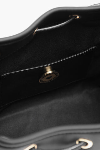 LOVE Eco Leather Bucket Bag with Large Gold Logo