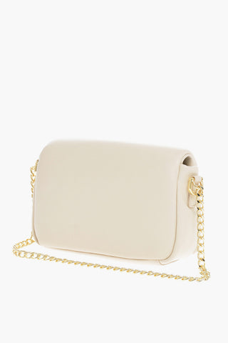 LOVE Borsa a Spalla PUFFY Imbottita in Ecopelle con Catena Dorata