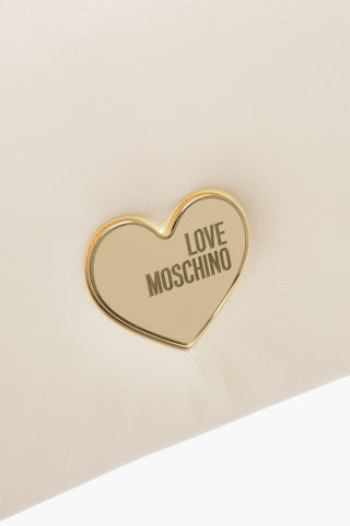 LOVE Borsa a Spalla PUFFY Imbottita in Ecopelle con Catena Dorata