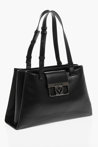 LOVE Borsa Tote a 3 Scomparti in Ecopelle