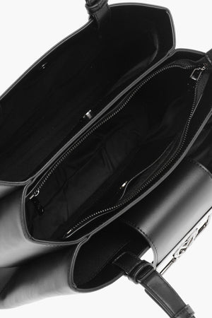 LOVE 3-Compartment Faux Leather Tote Bag