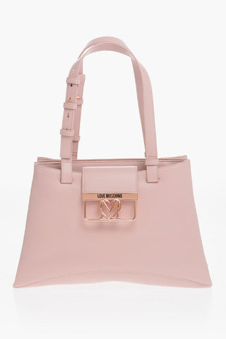 LOVE 3 Compartment Faux Leather Tote Bag