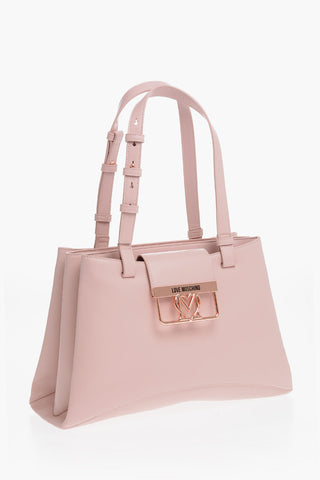 LOVE 3 Compartment Faux Leather Tote Bag