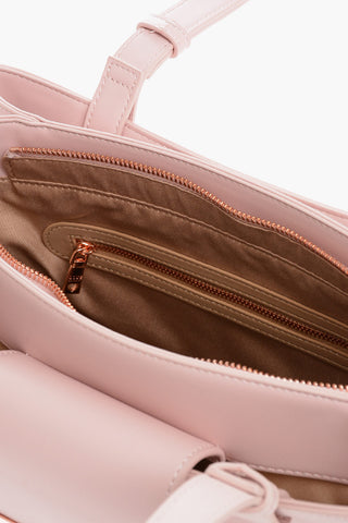 LOVE 3 Compartment Faux Leather Tote Bag