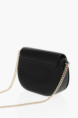 LOVE Schultertasche aus Eco-Leder mit goldfarbenen Details