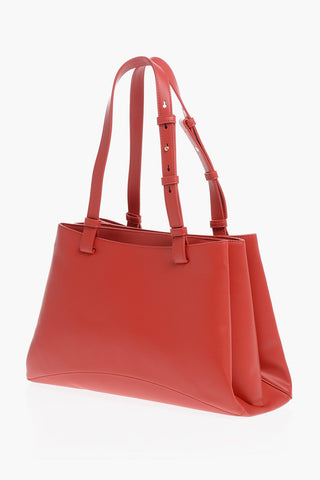 LOVE 3-Compartment Faux Leather Tote Bag