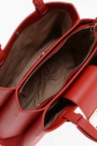 LOVE 3-Compartment Faux Leather Tote Bag