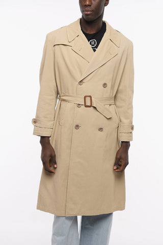 Lined Double-breasted Trench with Belt