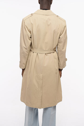 Lined Double-breasted Trench with Belt