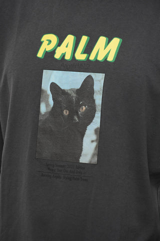 Logoed Crew-neck Cotton T-shirt with Print