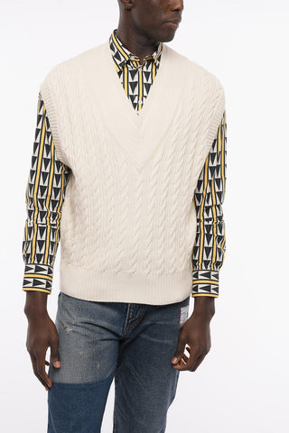 Gilet in Maglia Aran 