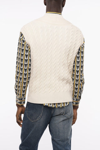 Gilet in Maglia Aran 