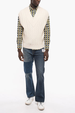 Gilet in Maglia Aran 