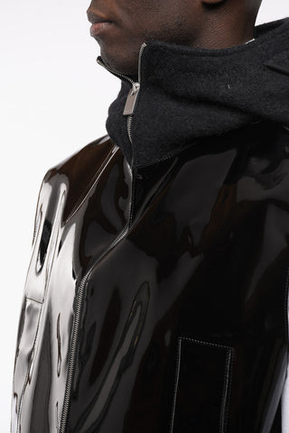 Gilet in Eco-vernice EXPEDITION con Cappuccio
