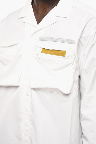 Overshirt in Nylon con Doppio Taschino