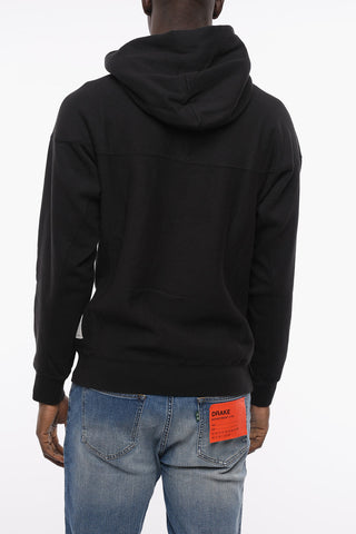 Ecological Cotton Blend Monochrome Hoodie