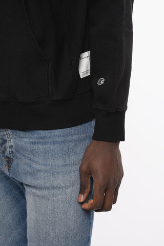 Ecological Cotton Blend Monochrome Hoodie