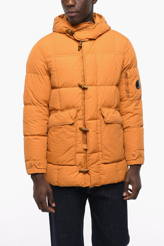 Multipocket Puffer Jacket with Toggle Buttons