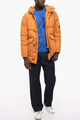 Multipocket Puffer Jacket with Toggle Buttons
