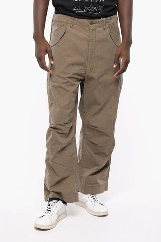 Solid-Color Cargo Pants