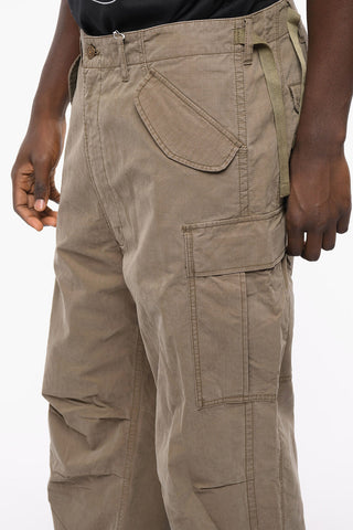 Solid-Color Cargo Pants