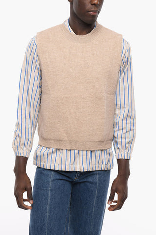 MM1 Crew Neck Alpaca Blend Vest