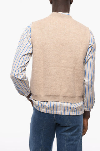MM1 Crew Neck Alpaca Blend Vest