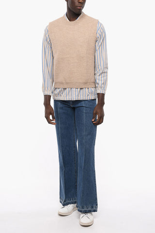 MM1 Crew Neck Alpaca Blend Vest