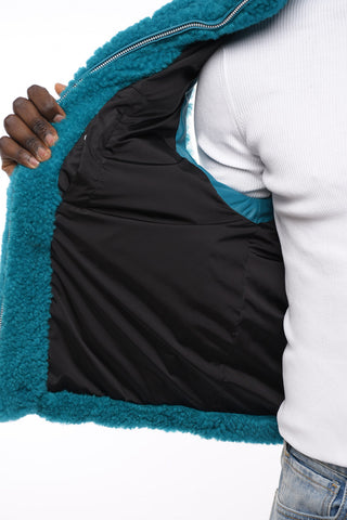 Shearling Padded Vest