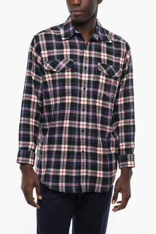 Plaid Check SLIPWEAR Cotton Flannel Shirt