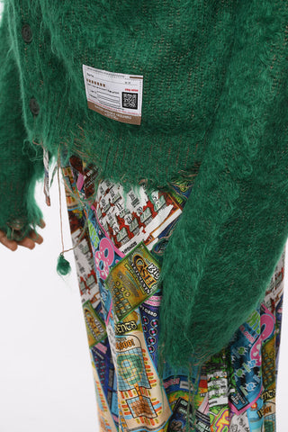 Mohair Blend SIGN UP Eyelash Cardigan