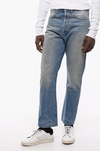 Jeans 702 Regular Fit con Stampa Studio sul Retro 21cm