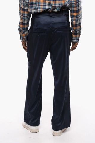 Virgin Wool Baggy Fit Pants