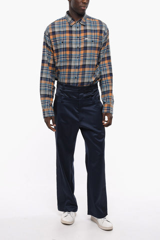 Virgin Wool Baggy Fit Pants
