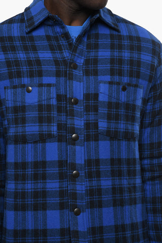 Overshirt Tartan GREGORY WOOY Trapuntata