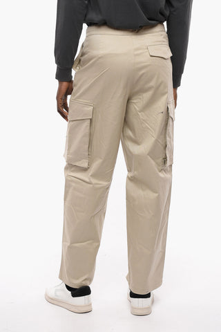 Concealed Buttoning Relaxed Fit Cargo Pants
