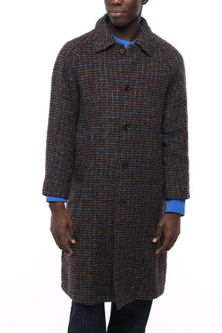Cappotto Balmacaan in Misto Lana